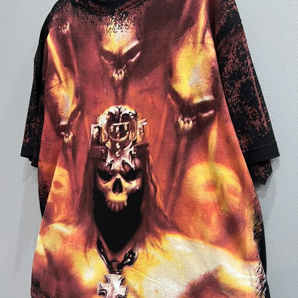 Vintage - WWE TRIPLE H Skull King T-Shirt - Men's XL - Wrestling - 2000's - NWOT - Picture 3 of 6